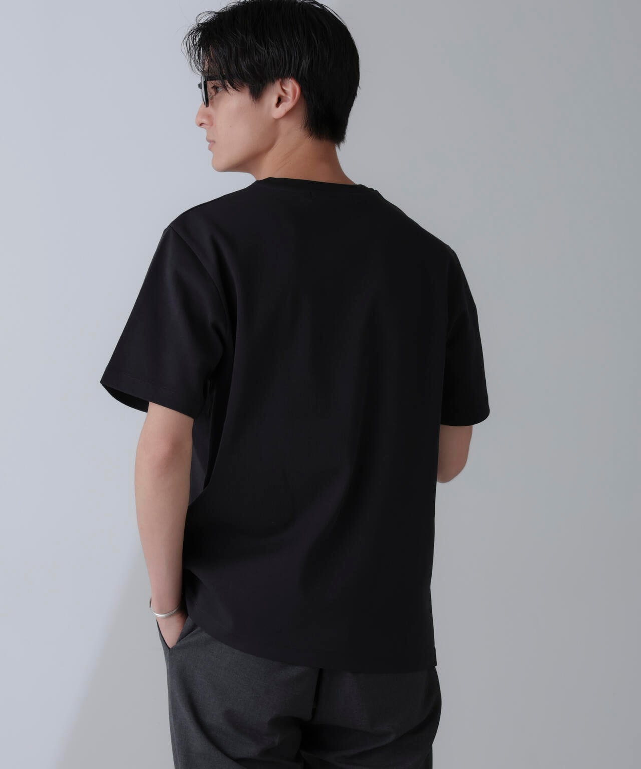 ダブルスムースクルーネックＴシャツ 半袖 6724124231