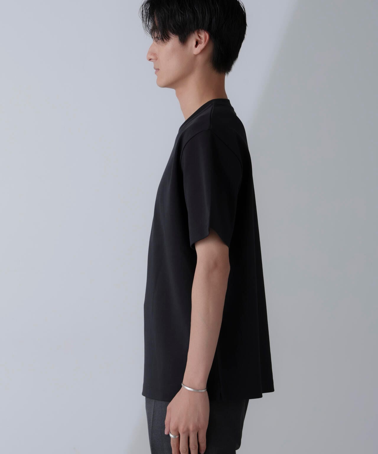 ダブルスムースクルーネックＴシャツ 半袖 6724124231