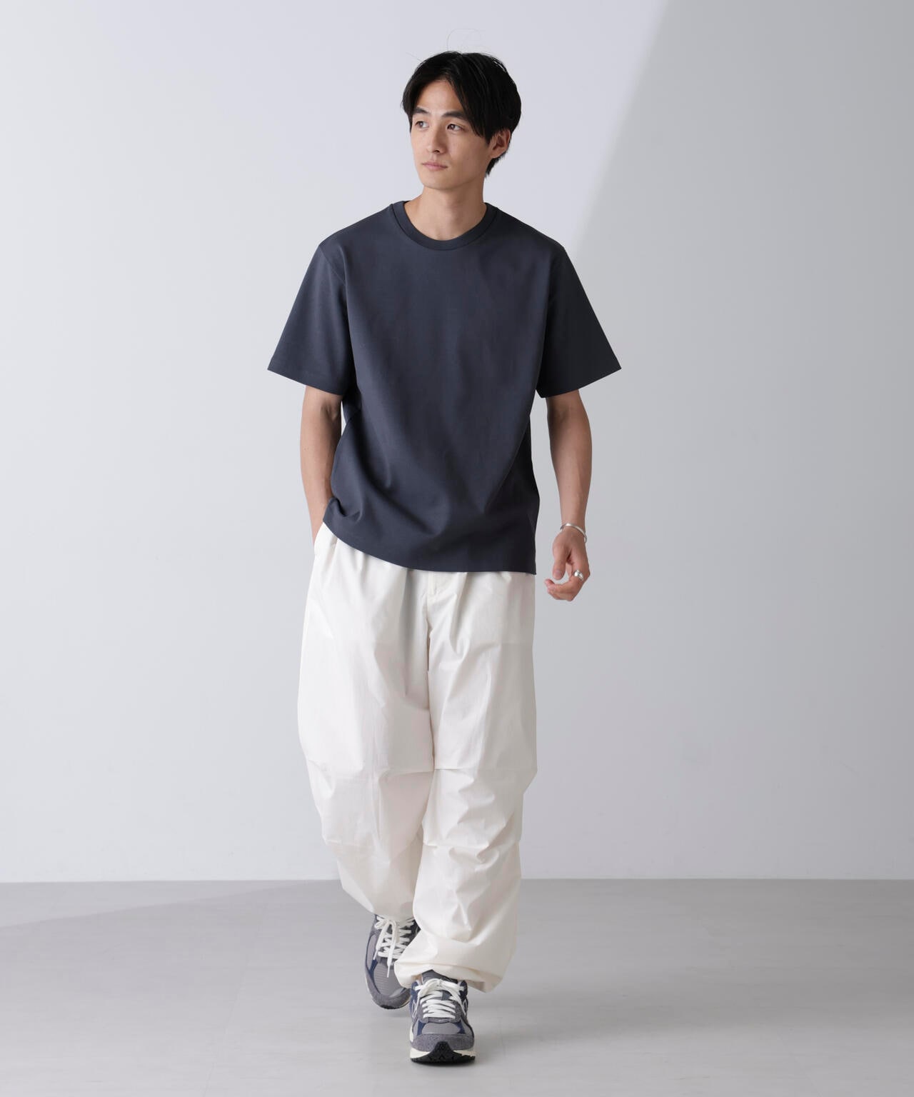 ダブルスムースクルーネックＴシャツ 半袖 6724124231