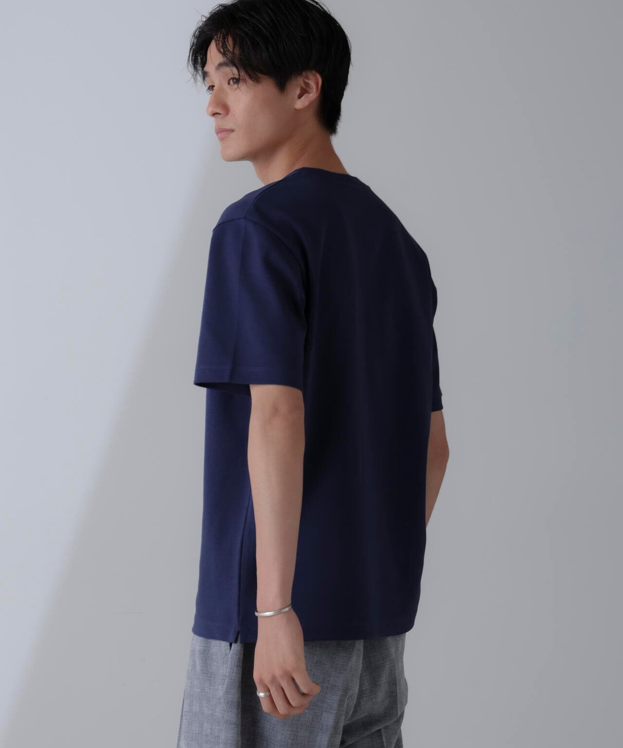 ダブルスムースクルーネックＴシャツ 半袖 6724124231