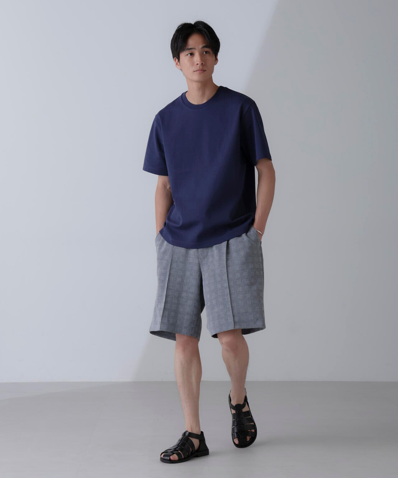 ダブルスムースクルーネックＴシャツ 半袖 6724124231