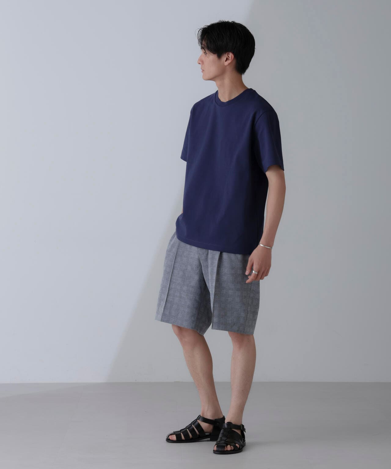 ダブルスムースクルーネックＴシャツ 半袖 6724124231