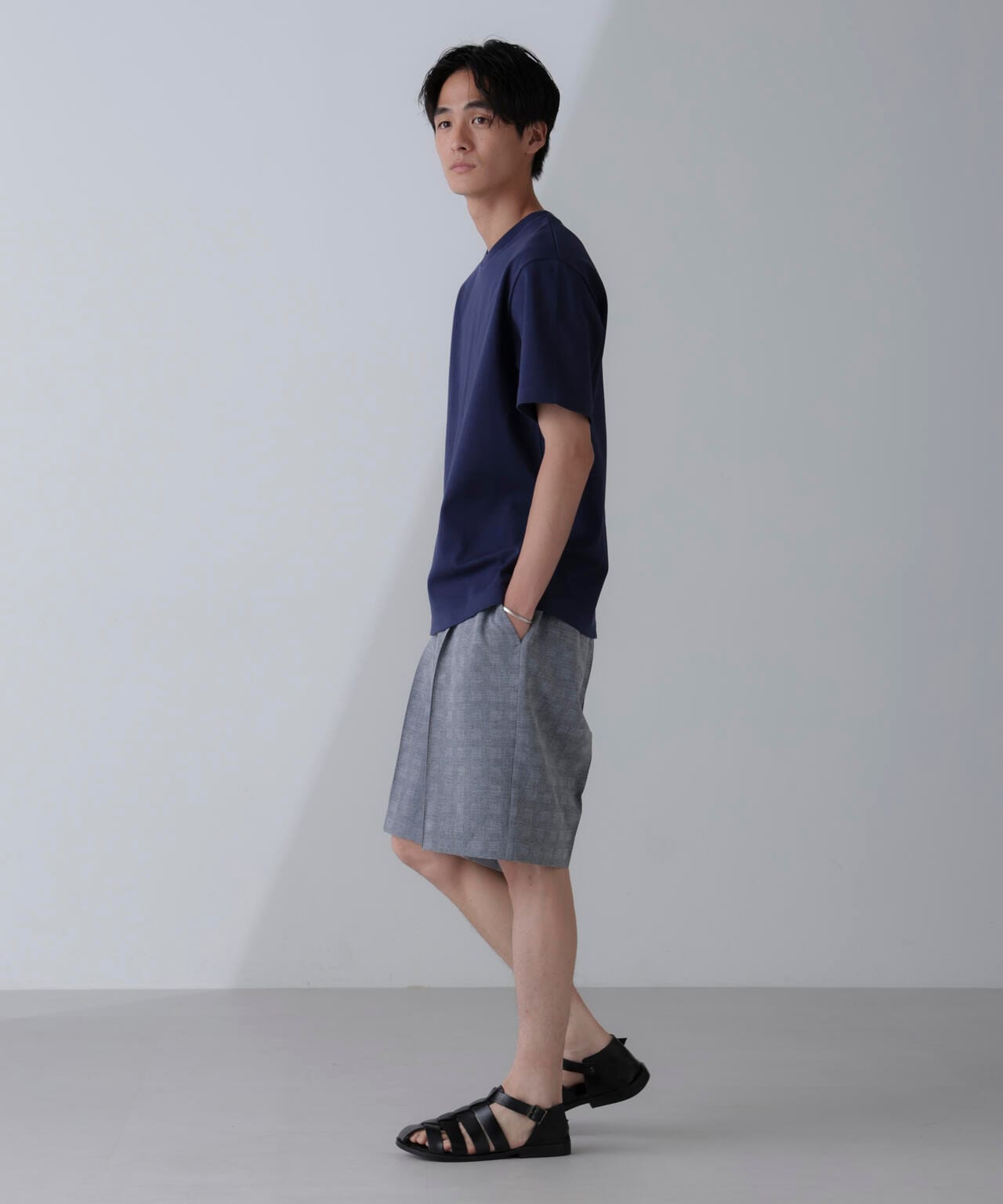 ダブルスムースクルーネックＴシャツ 半袖 6724124231