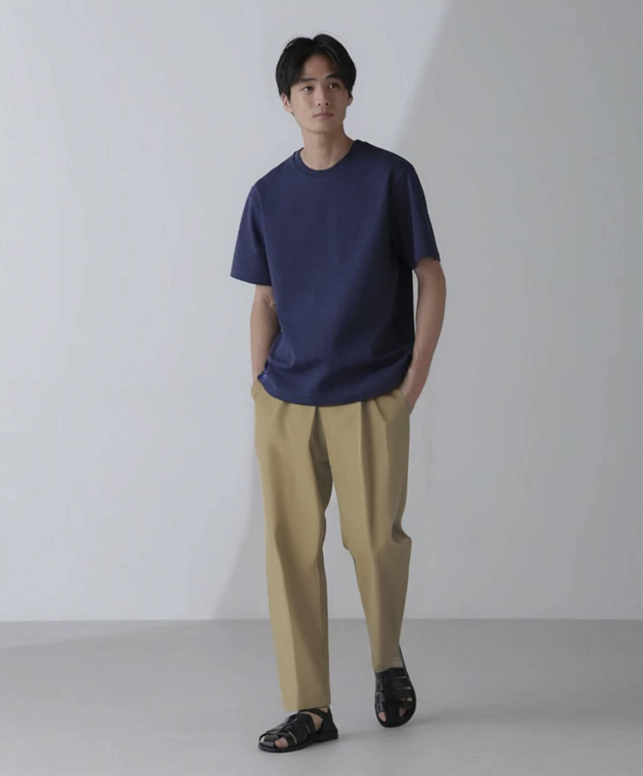 ダブルスムースクルーネックＴシャツ 半袖 6724124231