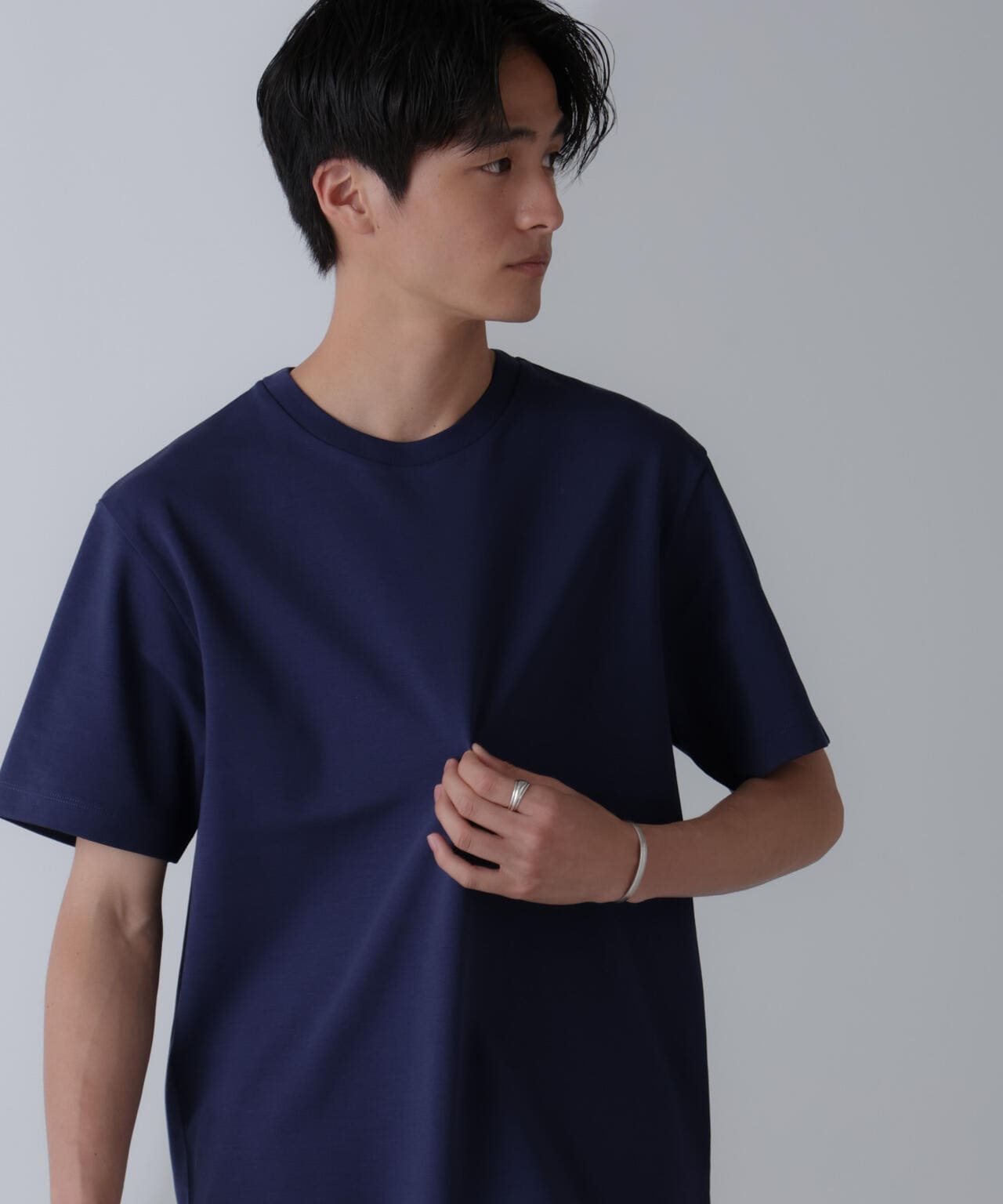 ダブルスムースクルーネックＴシャツ 半袖 6724124231