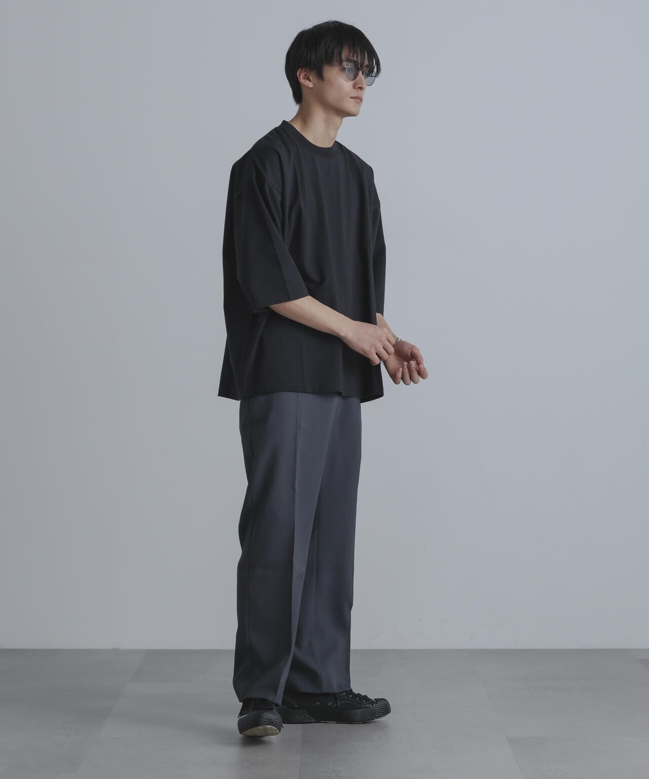 ストレッチツイルストレートスラックス(セットアップ可) 6724127211