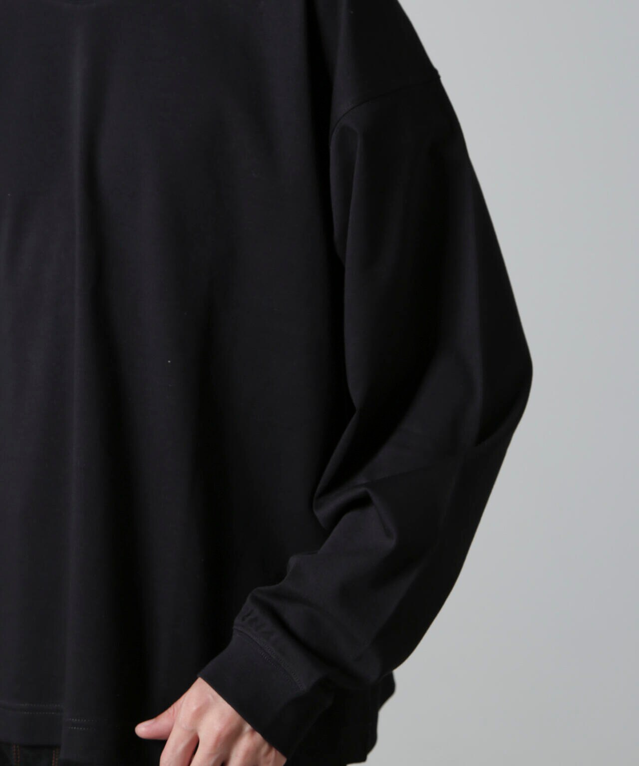WEB限定/アンチスメル ルーズ クルーネックTシャツ 長袖 6724223213