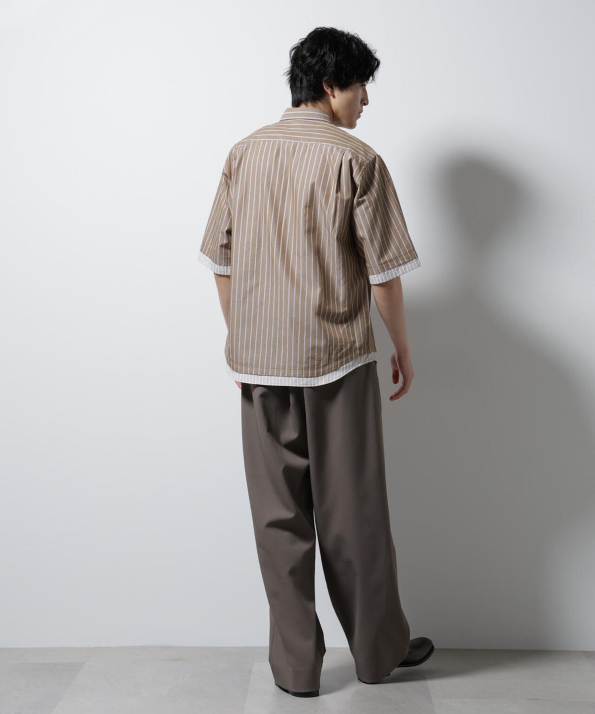 クレイジーストライプシャツ 半袖 １ 6725121230