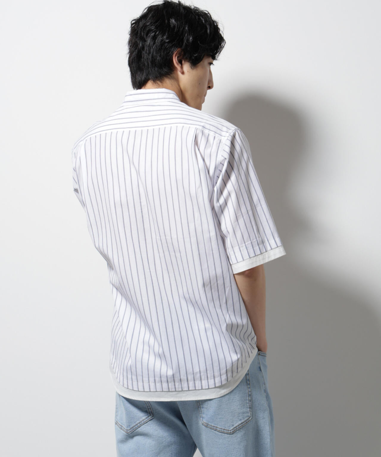クレイジーストライプシャツ 半袖 2 6725121231