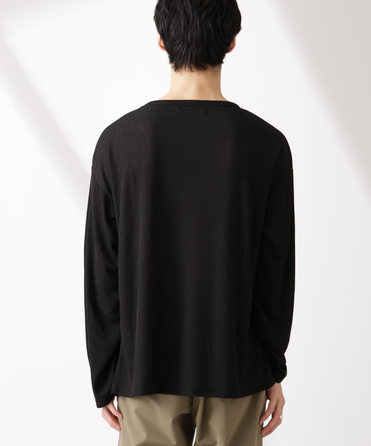 WEB限定/セミシアークルーネックプルオーバー 長袖 6725123210