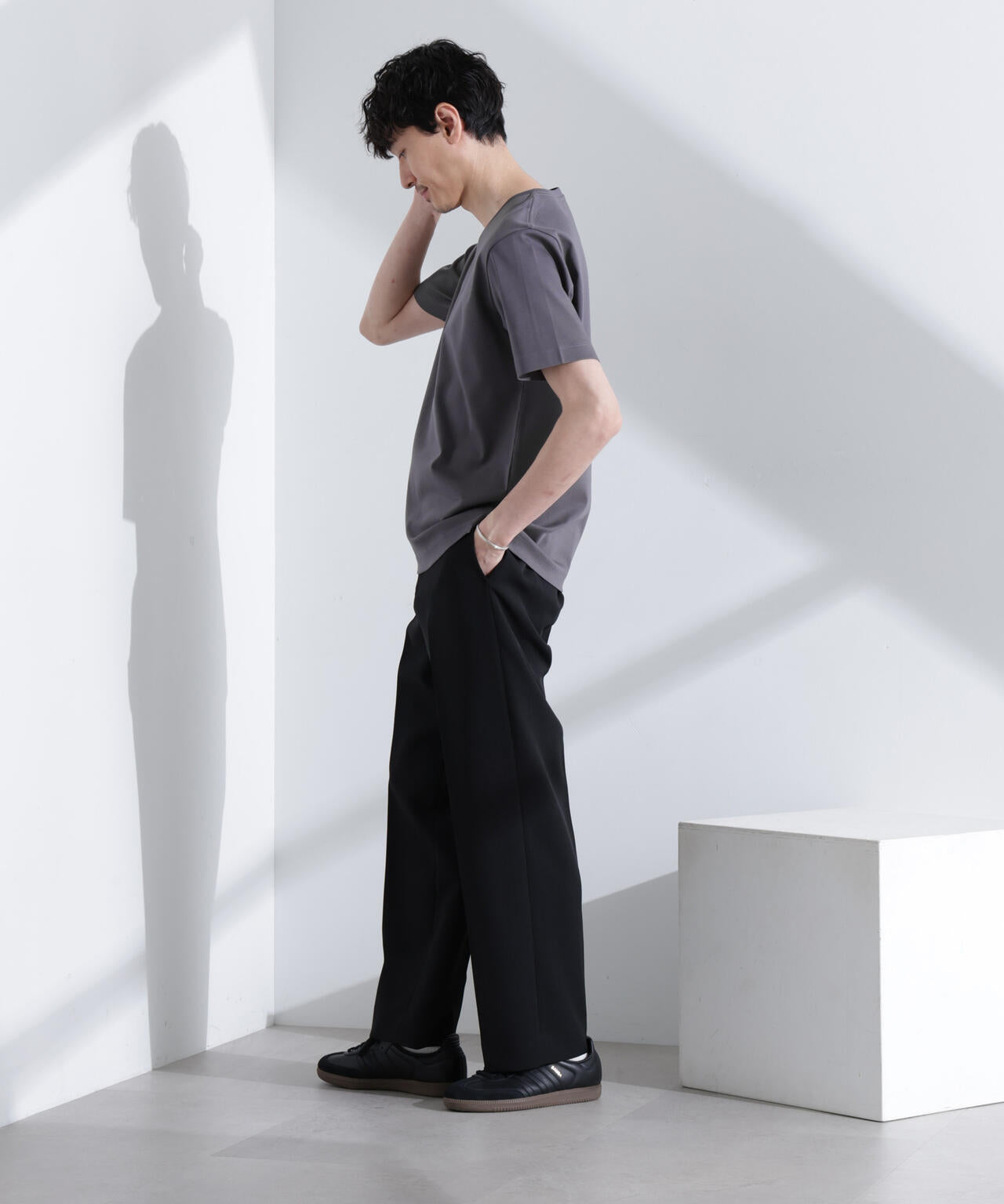 アンチスメル VネックTシャツ 半袖 6725124203