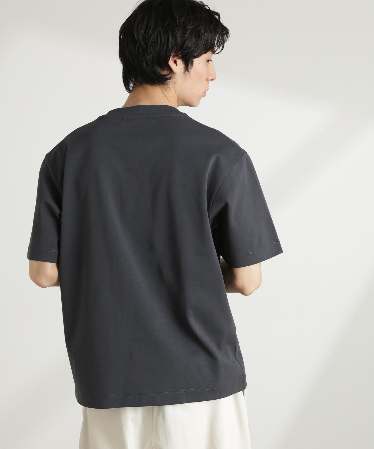 ダブルスムースクルーネックBIGTシャツ 半袖 6725124213
