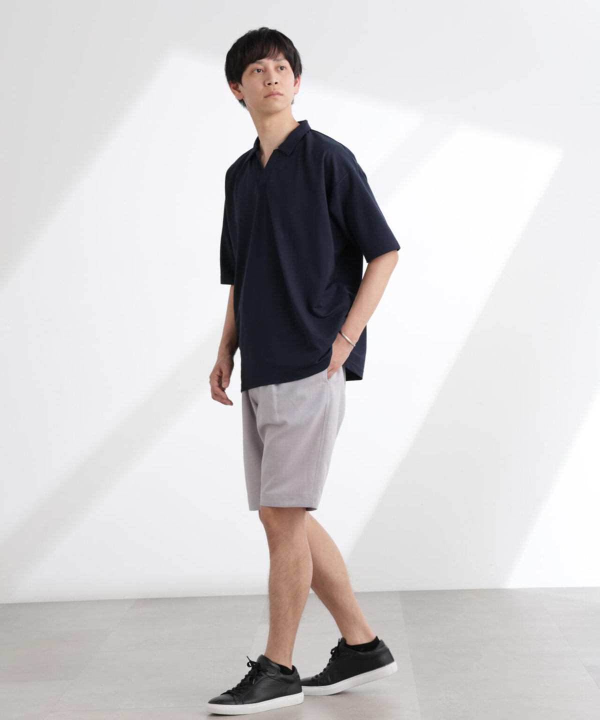 レーヨンナイロンポンチスキッパーシャツ 半袖 6725124217