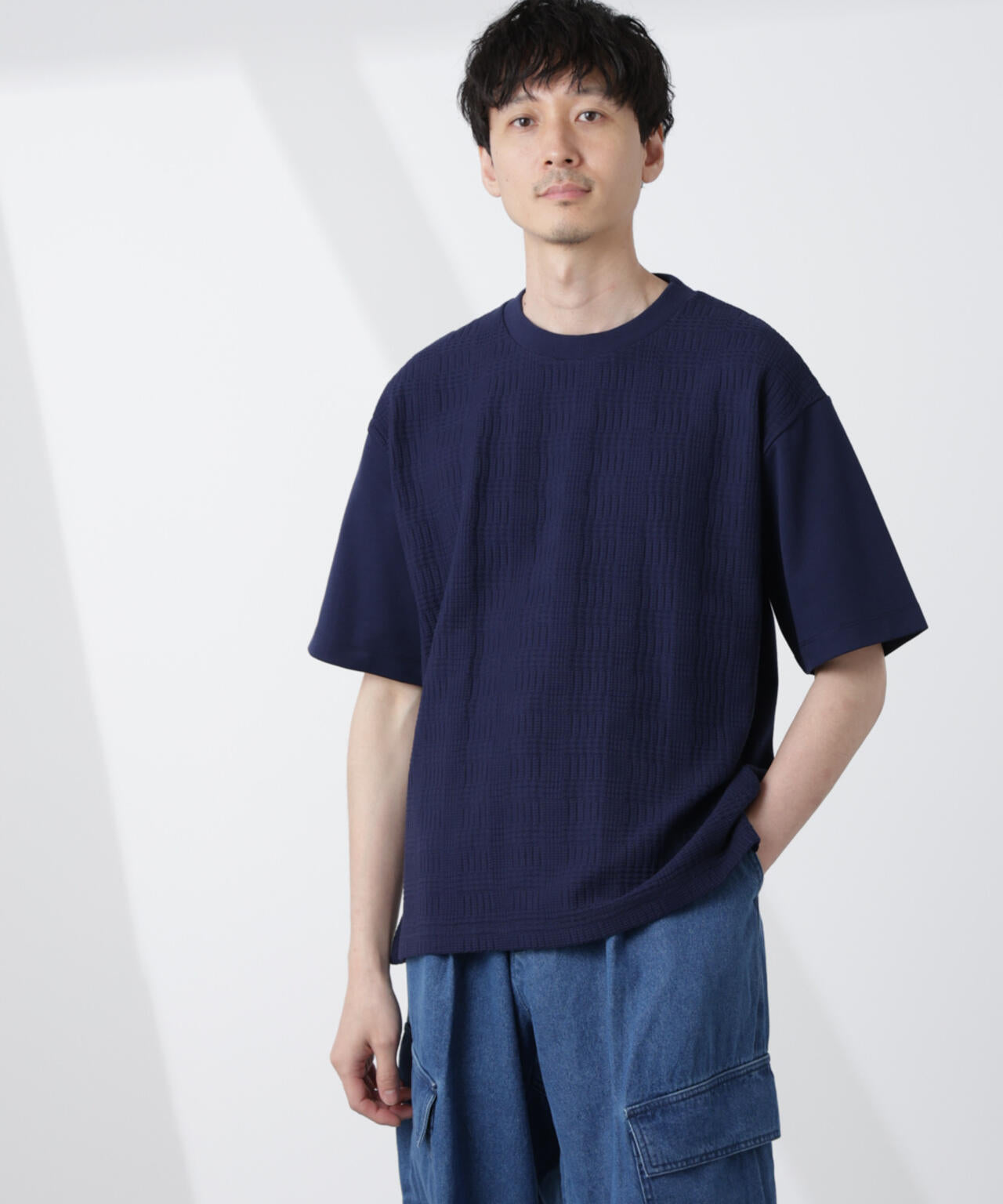 リンクスジャガードコンビTシャツ 6725124228