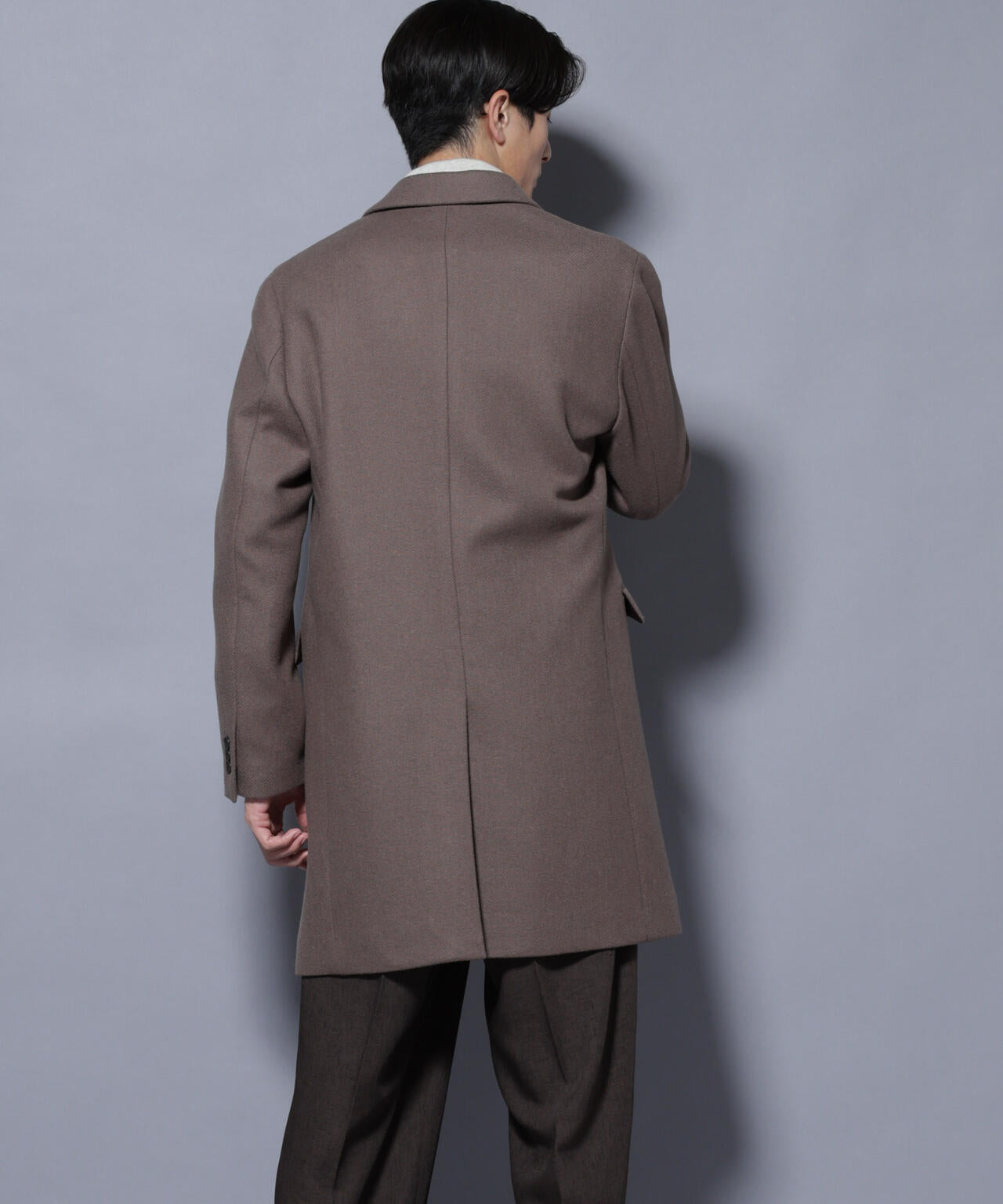 ウール/Nメルトンチェスターコート 6725211206