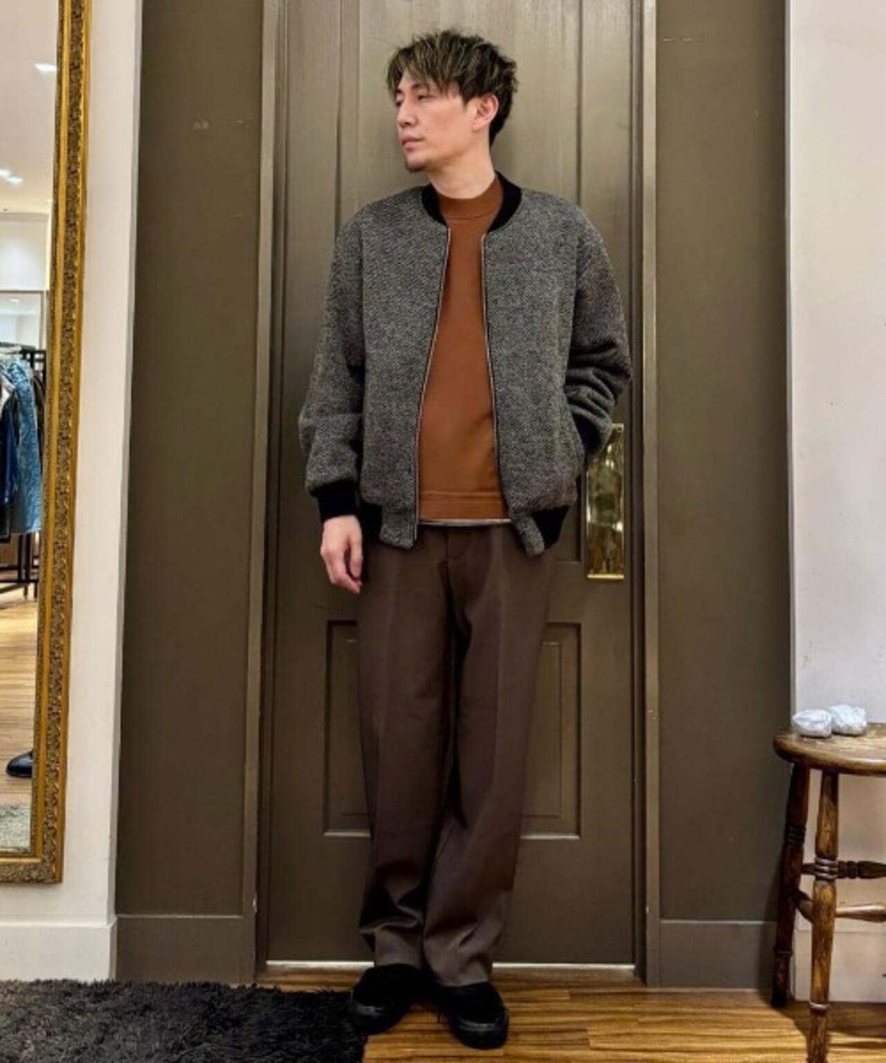 ニットフリースZIPブルゾン(セットアップ可) 6725212205