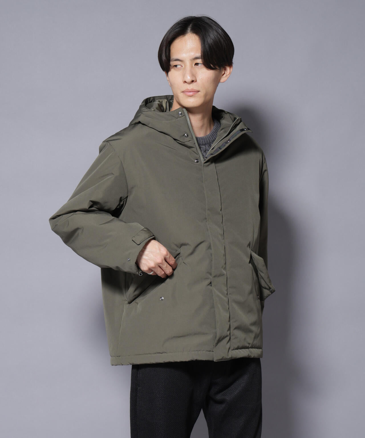 ミリタリー中綿ブルゾン