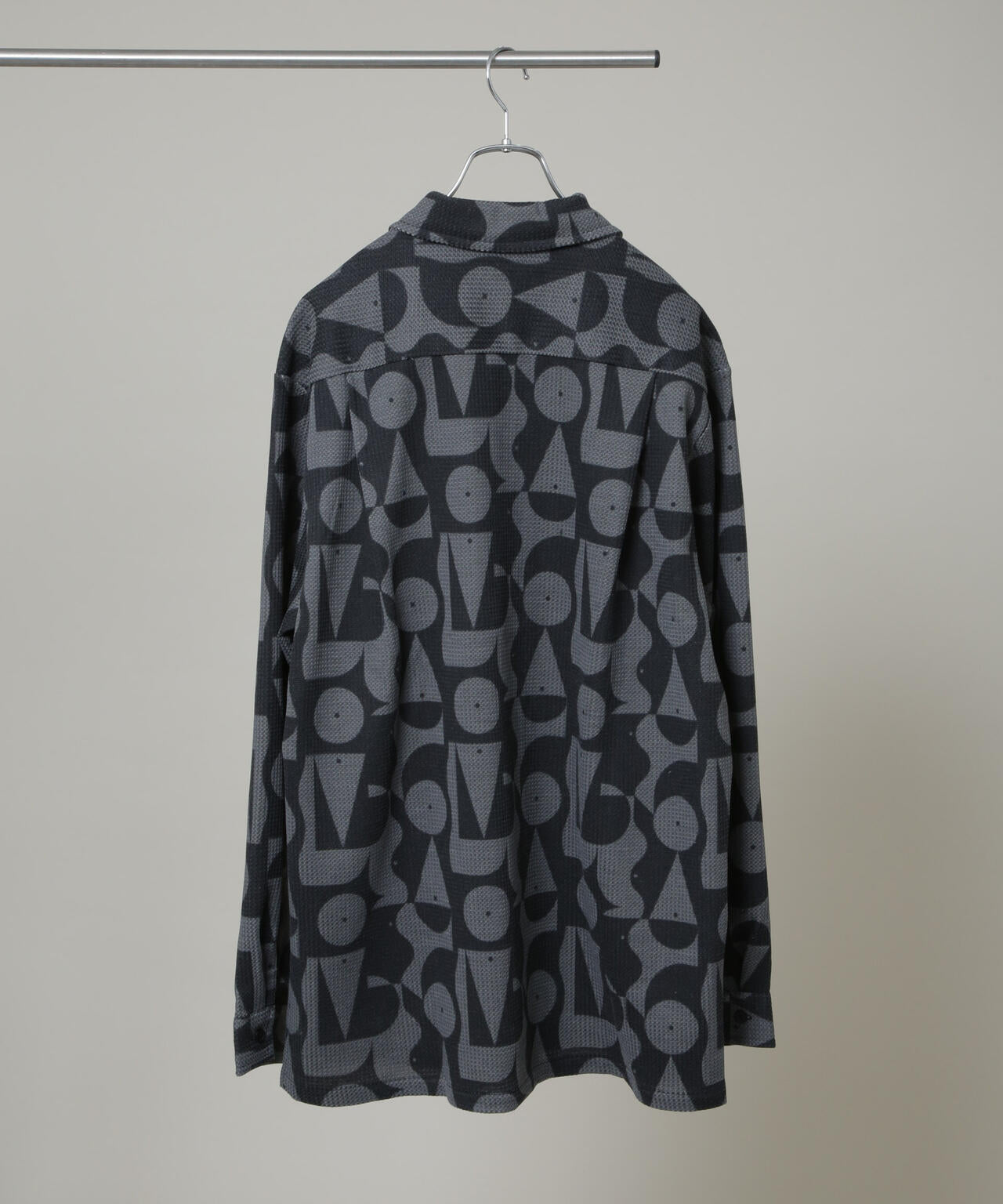 NORMANBROS別注 プリントワッフルシャツ 長袖 6725220003