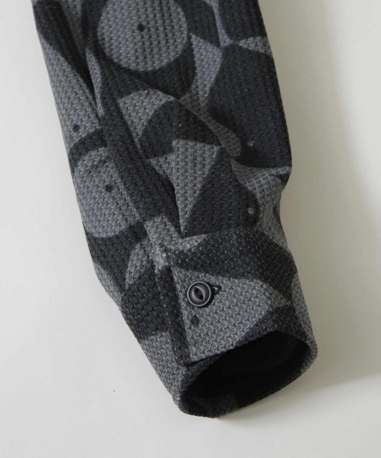 NORMANBROS別注 プリントワッフルシャツ 長袖 6725220003