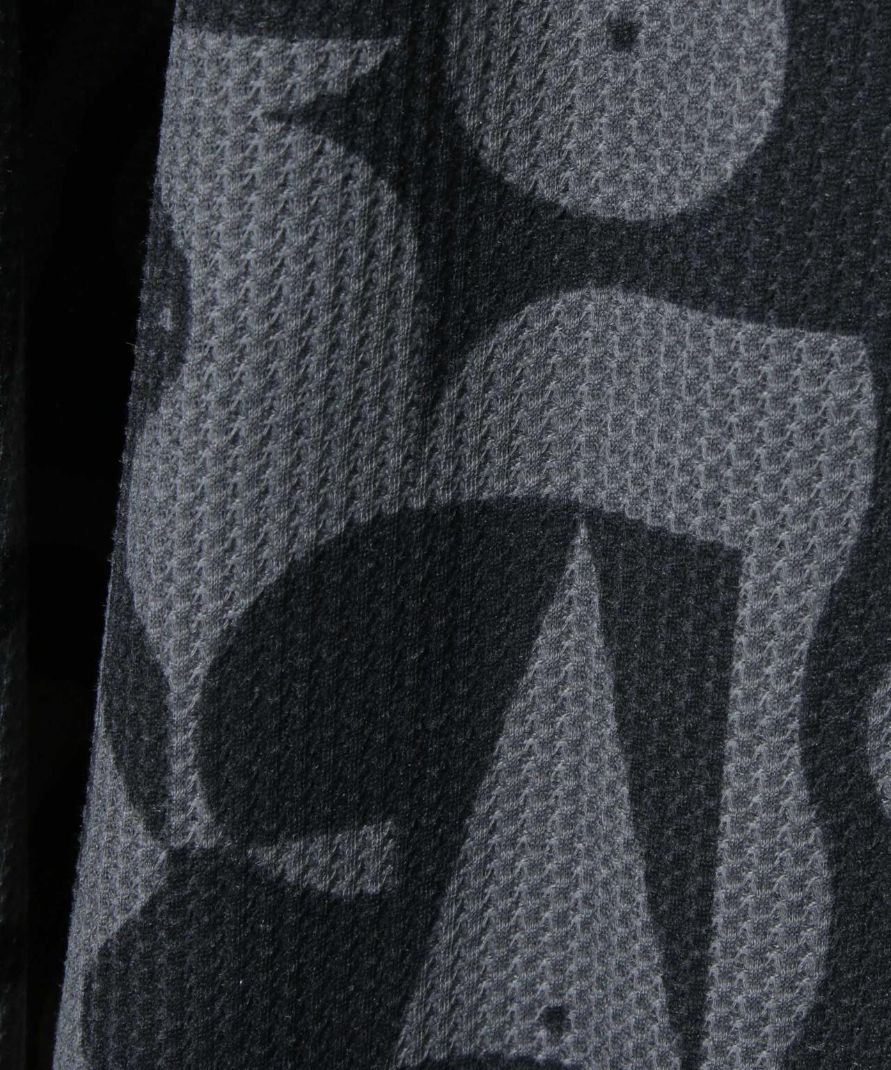 NORMANBROS別注 プリントワッフルシャツ 長袖 6725220003