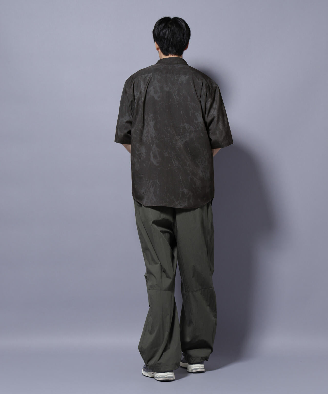 ストーンパターン半袖シャツ 6725221206