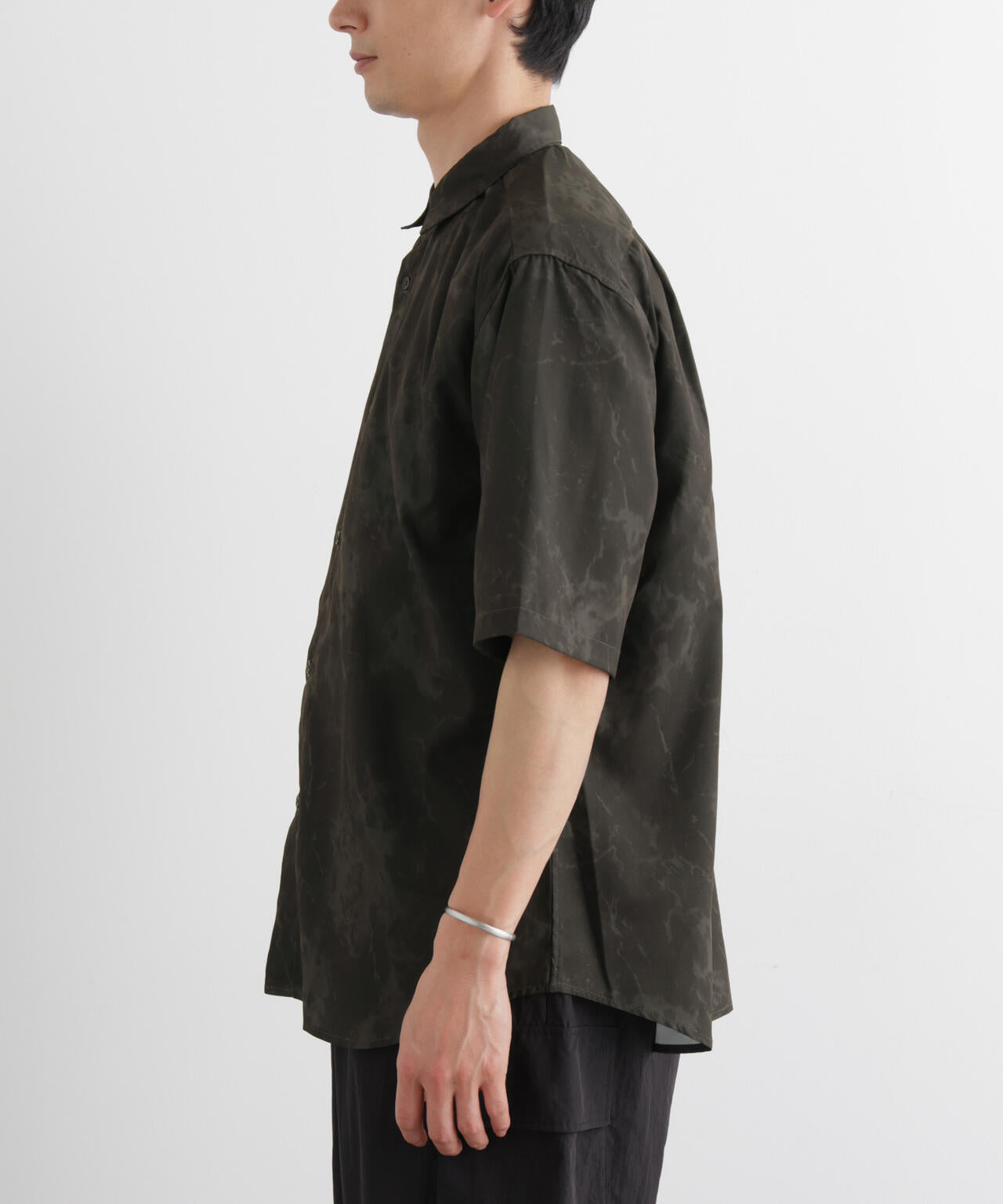 ストーンパターン半袖シャツ 6725221206