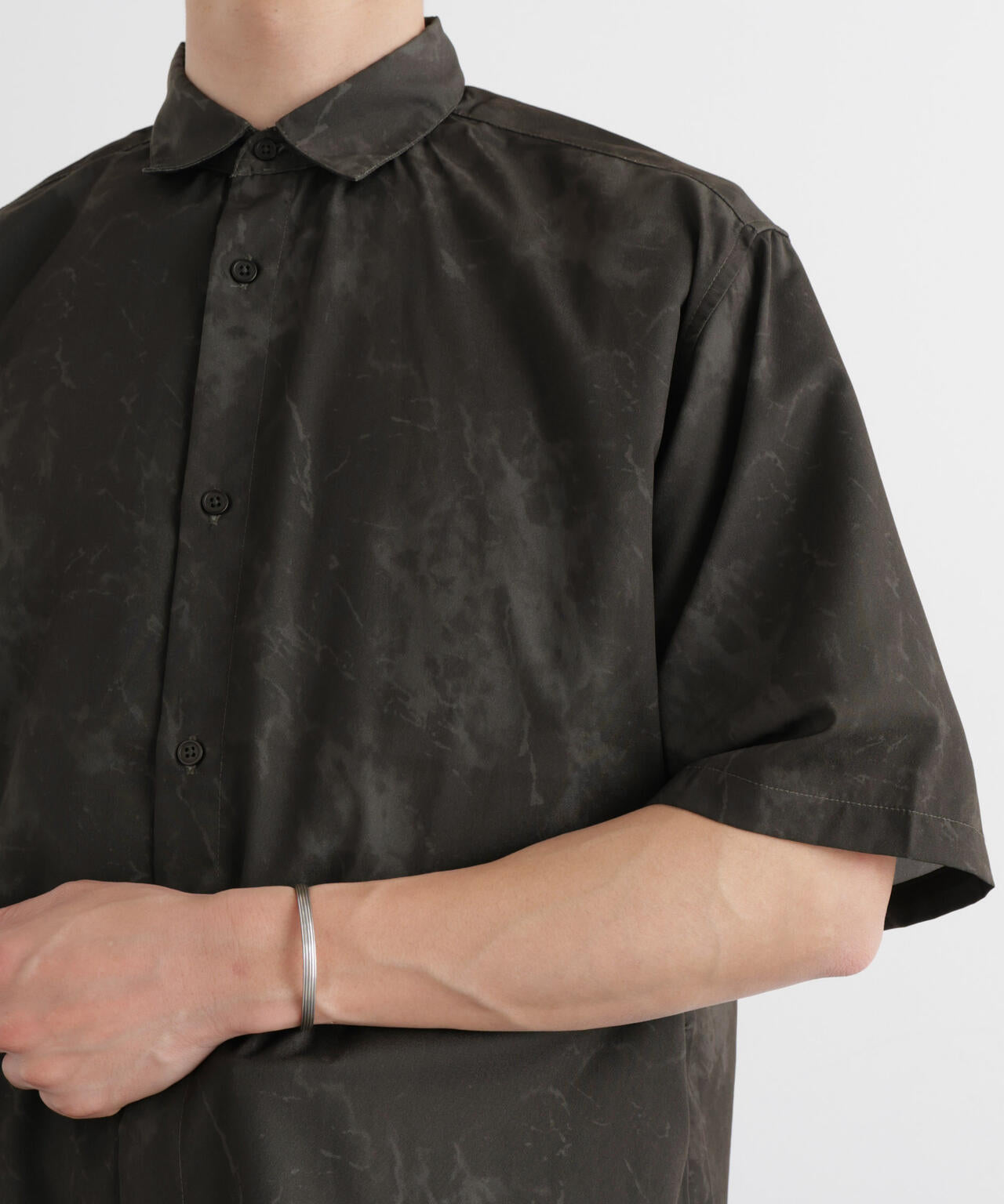 ストーンパターン半袖シャツ 6725221206