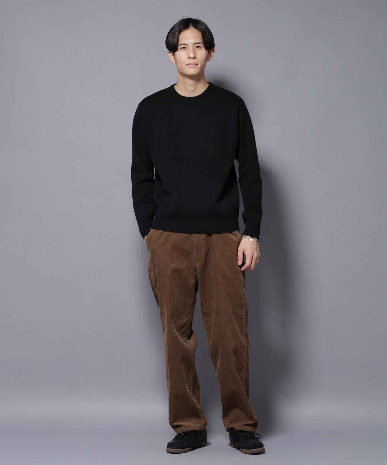 シルク混クルーネックニット 6725222227