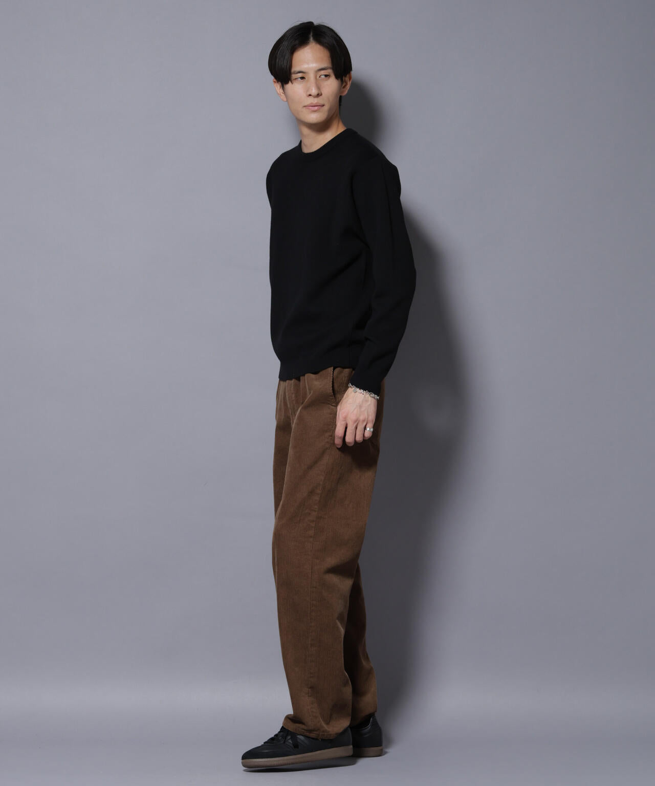 シルク混クルーネックニット 6725222227