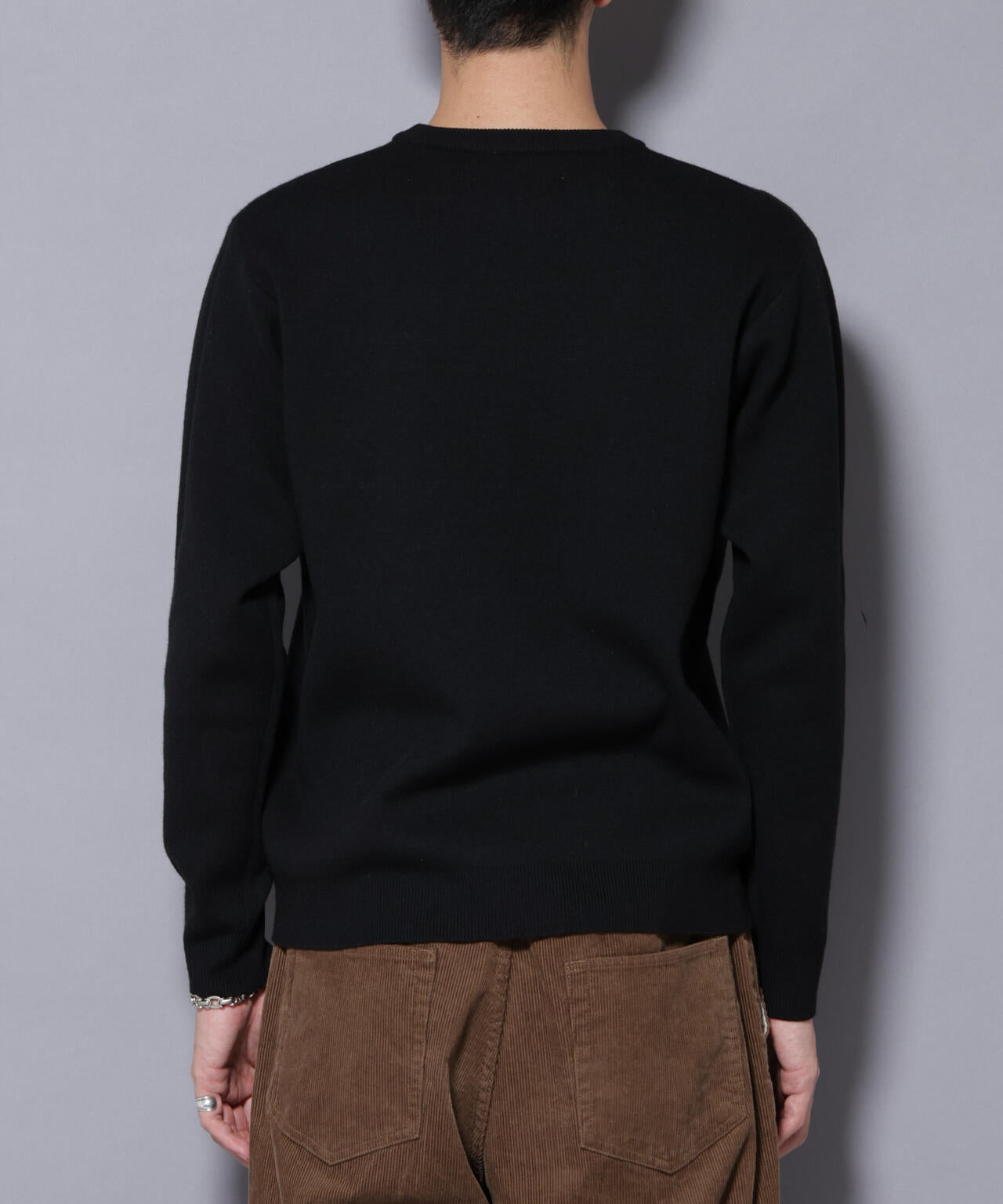 シルク混クルーネックニット 6725222227