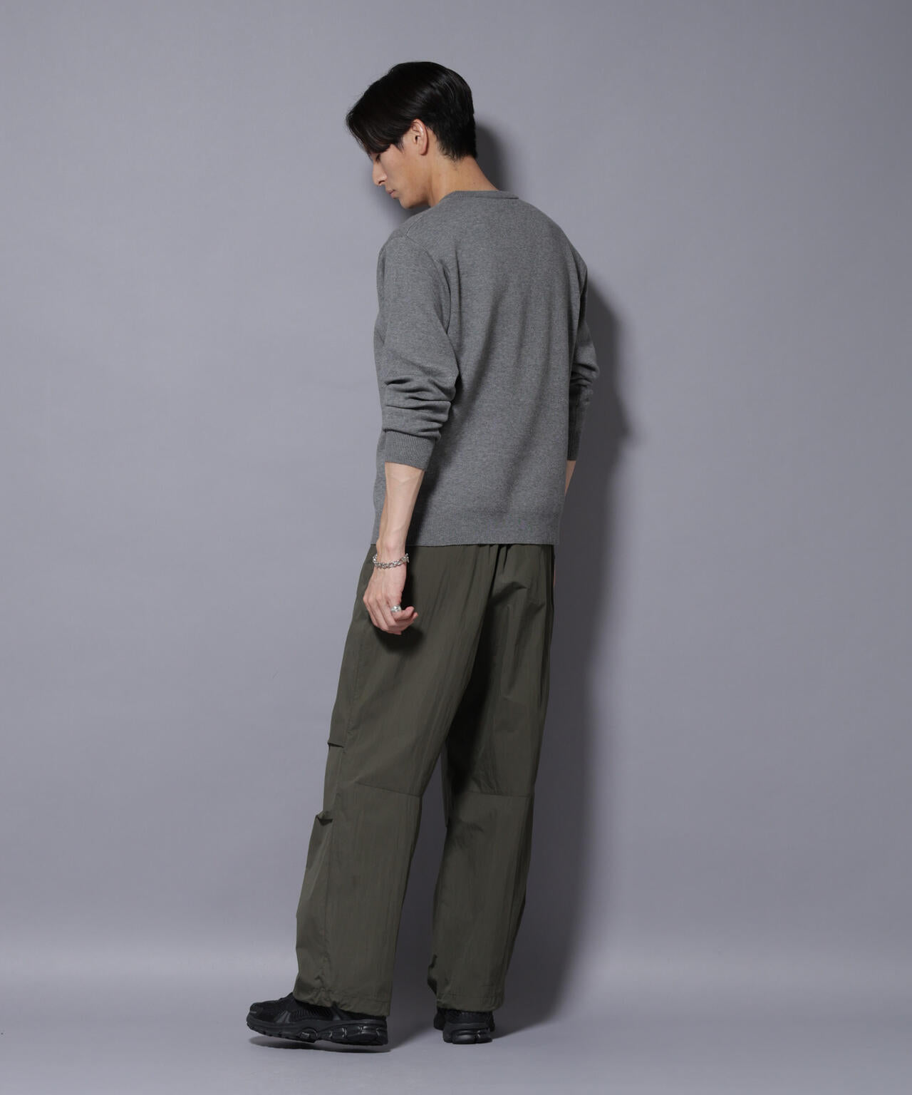 シルク混クルーネックニット 6725222227