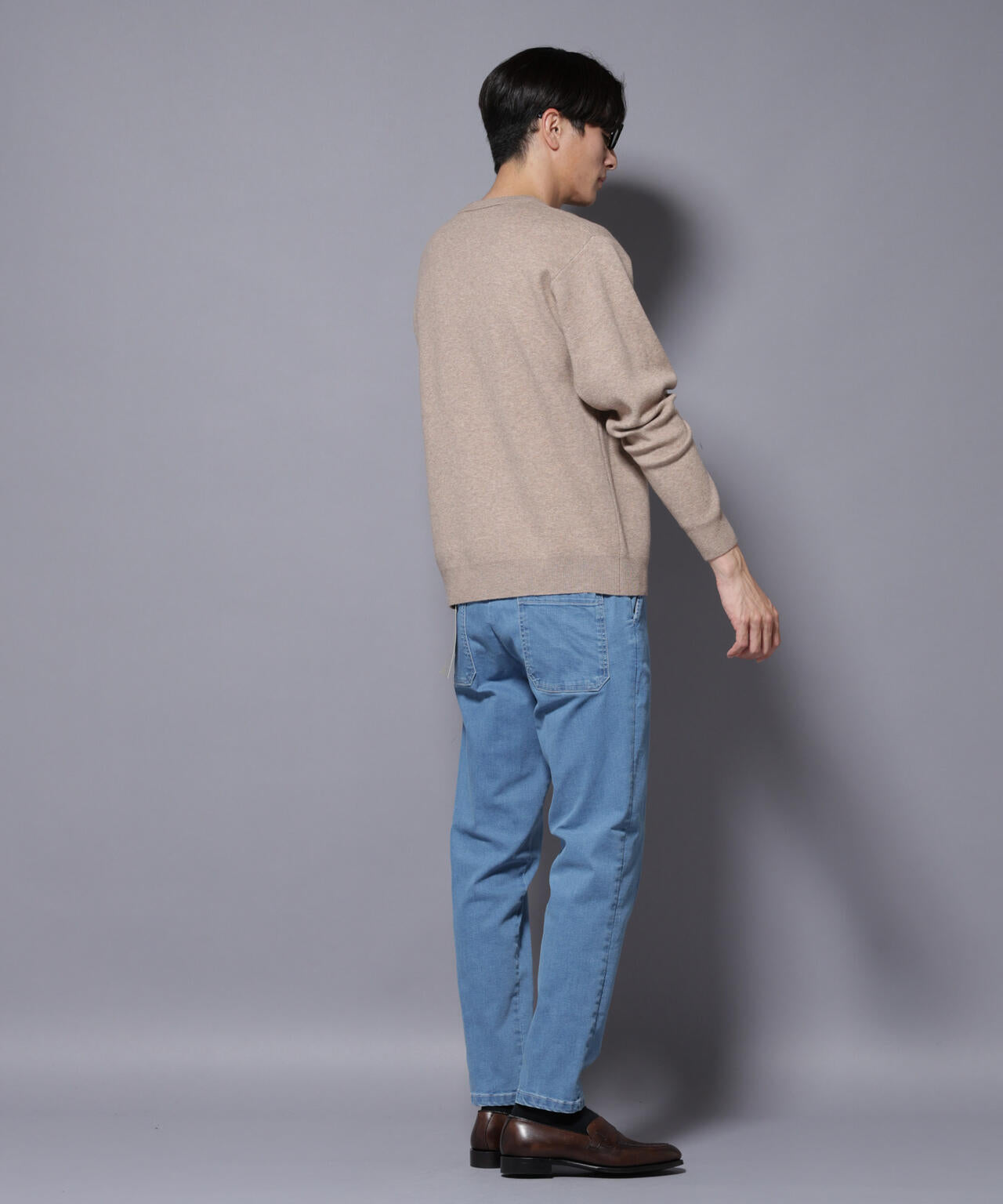 シルク混クルーネックニット 6725222227