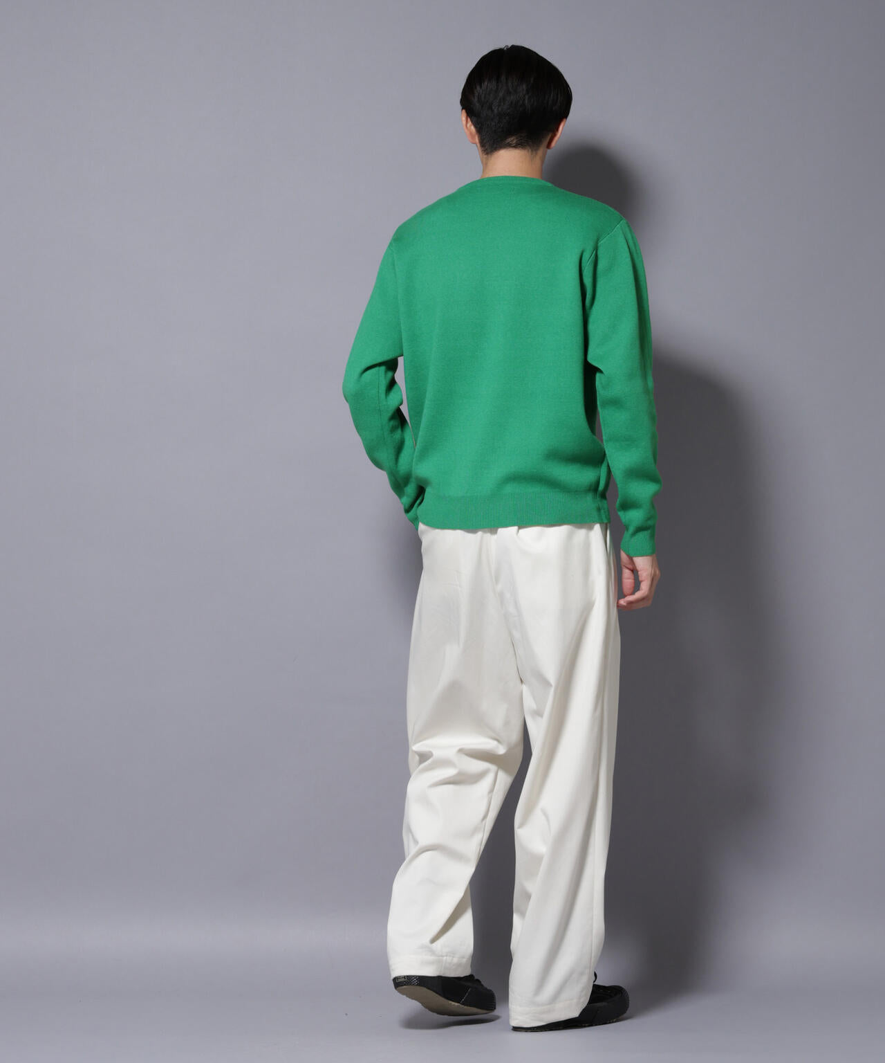 シルク混クルーネックニット 6725222227