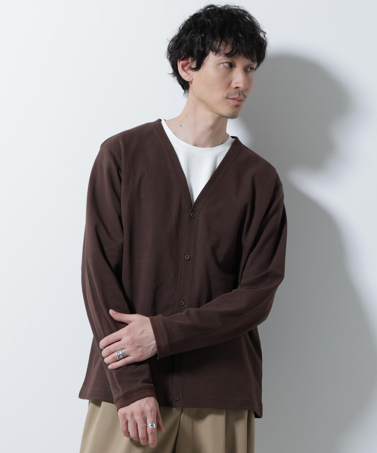 エアパッセージ ジャージーカーディガン