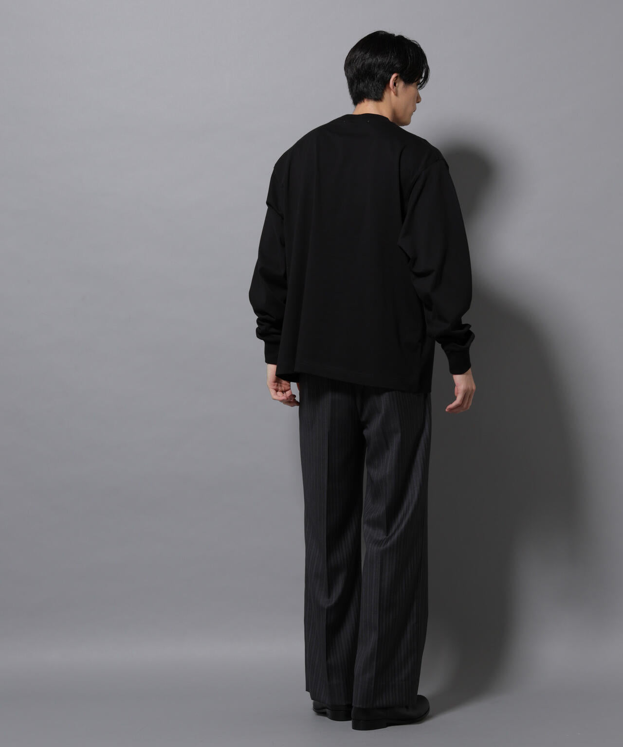ビックシルエットワンポイントTシャツ 長袖 6725223207