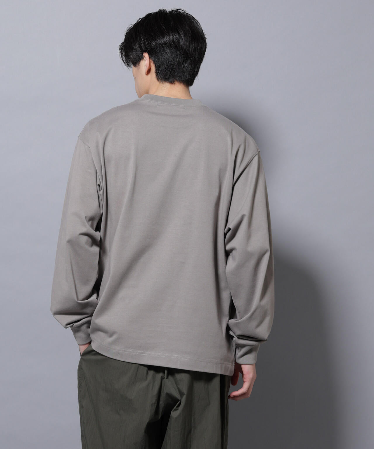 ビックシルエットワンポイントTシャツ 長袖 6725223207