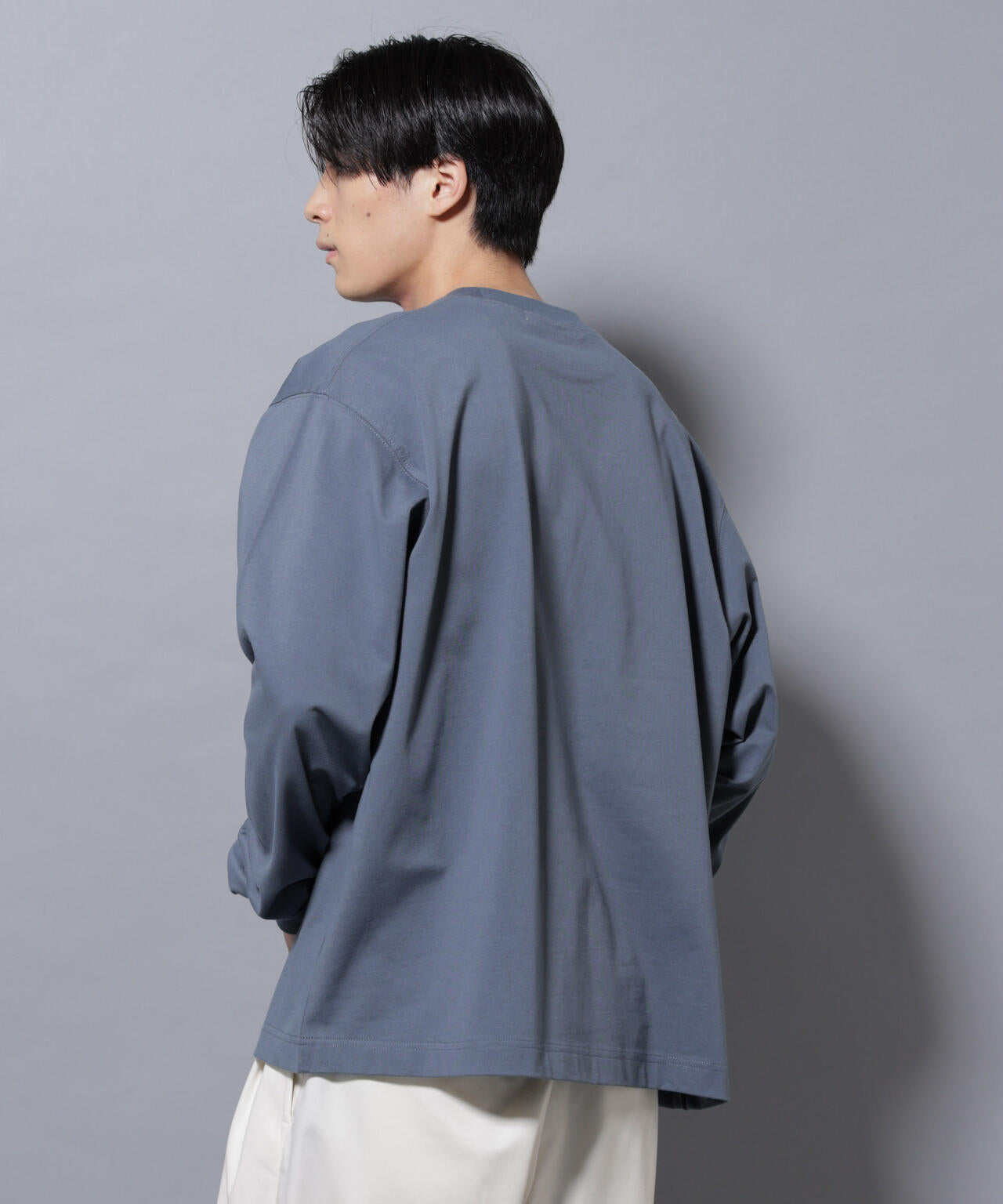 ビックシルエットワンポイントTシャツ 長袖 6725223207