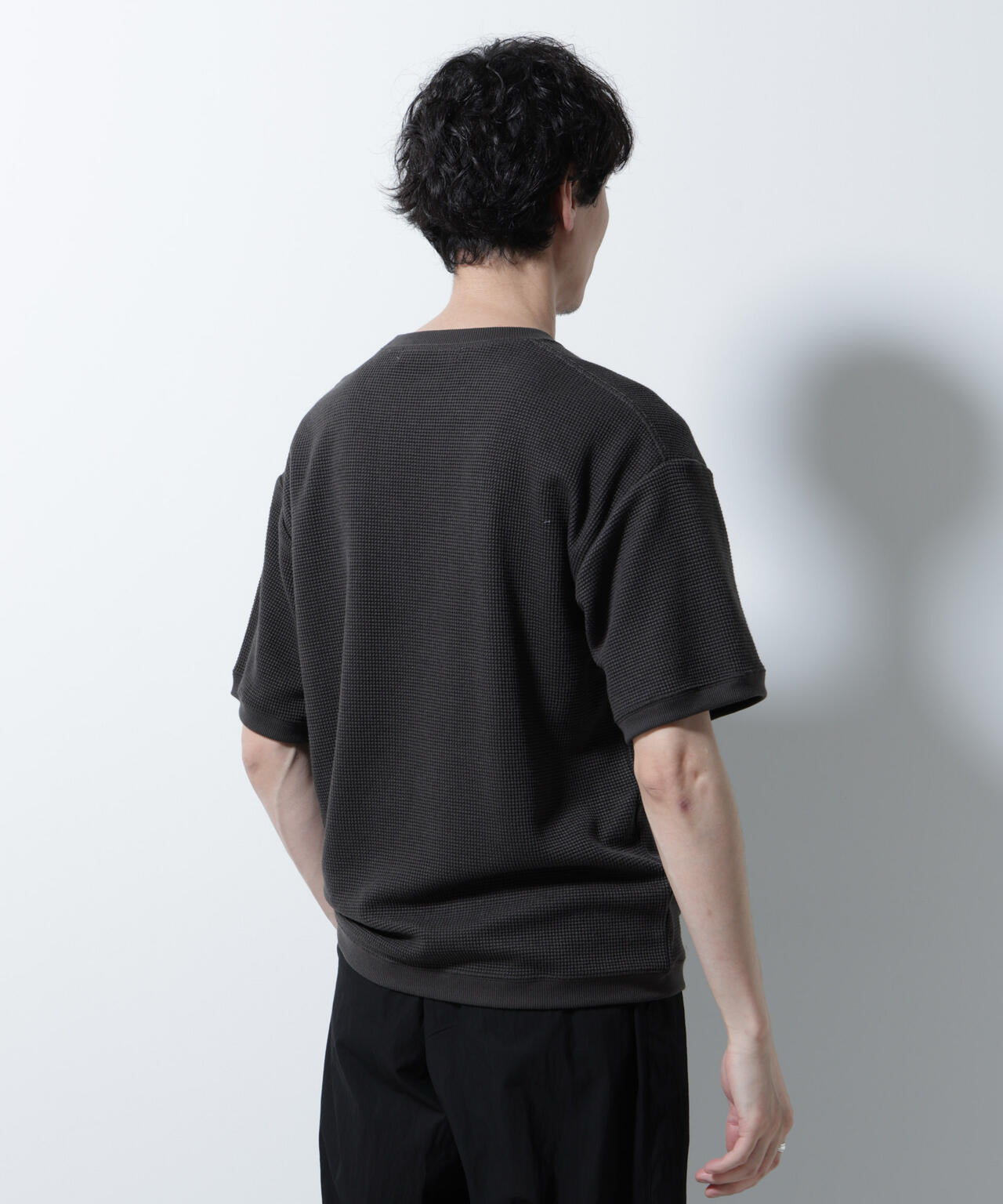 テックワッフルクルーネックTシャツ 半袖 6725224204