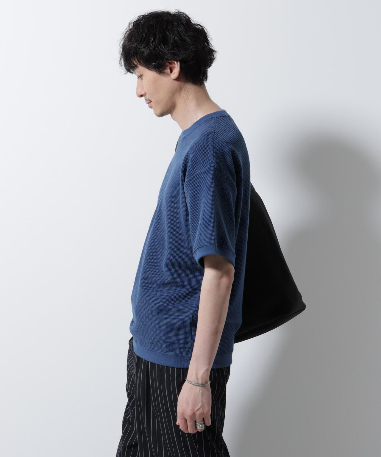 テックワッフルクルーネックTシャツ 半袖 6725224204