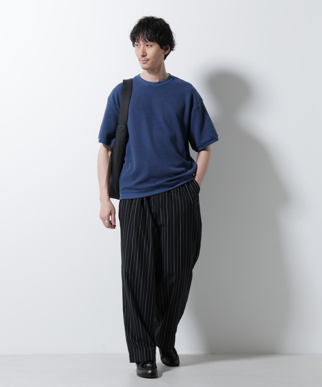 テックワッフルクルーネックTシャツ 半袖 6725224204
