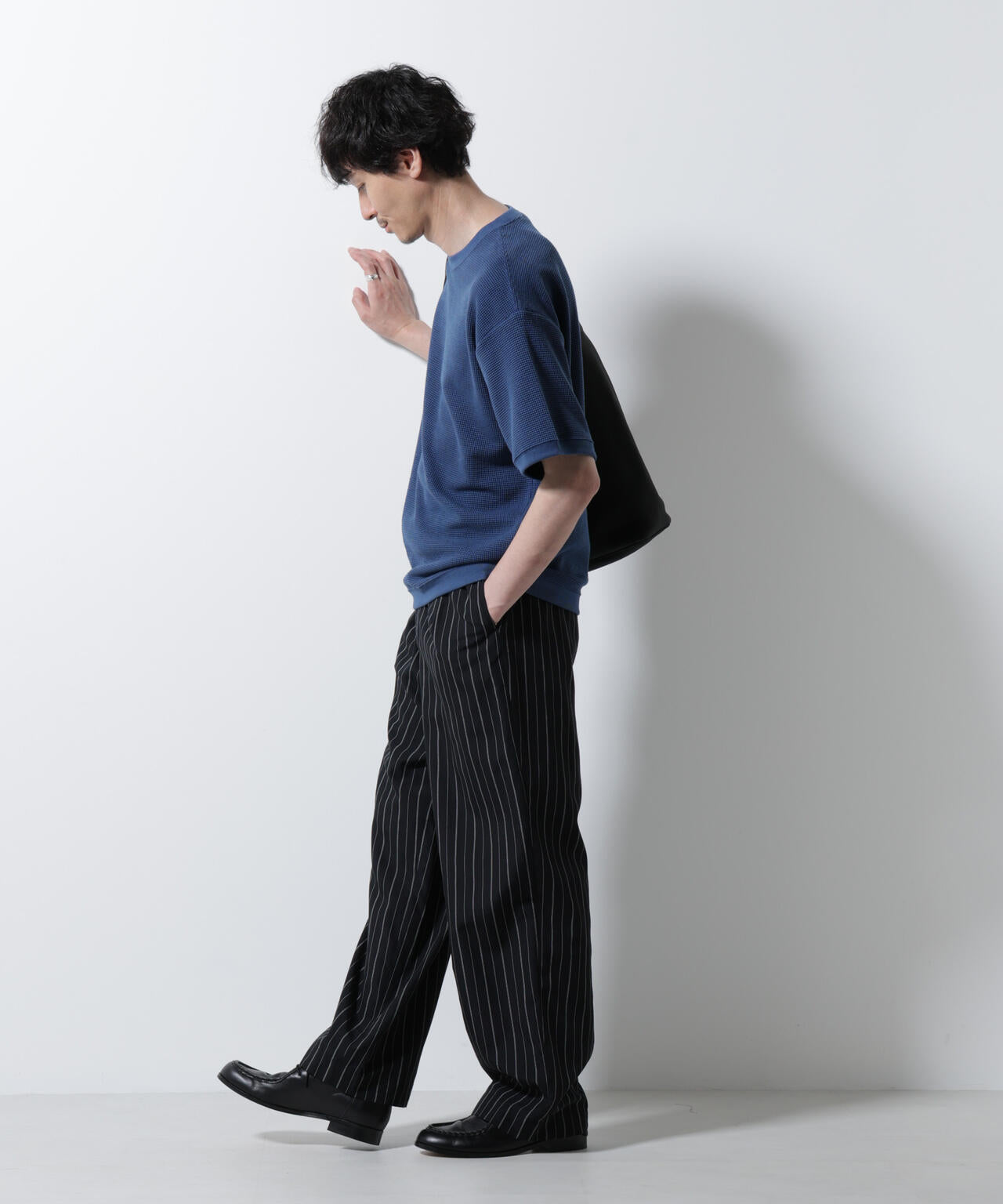 テックワッフルクルーネックTシャツ 半袖 6725224204