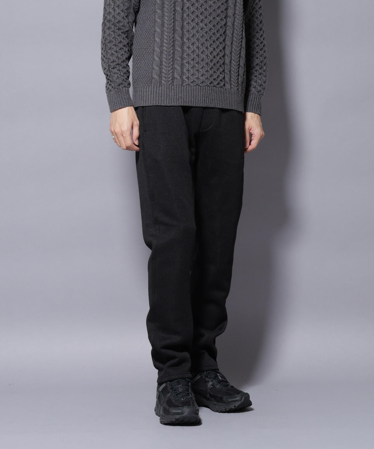 ニットフリースイージーパンツ(セットアップ可) 6725227206