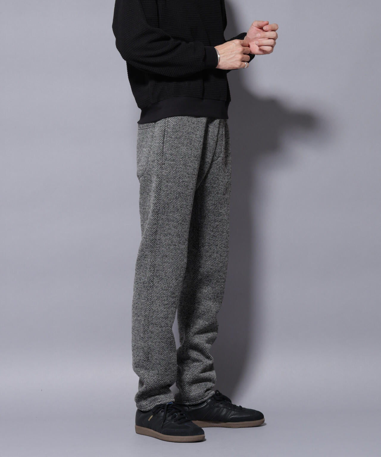 ニットフリースイージーパンツ(セットアップ可) 6725227206