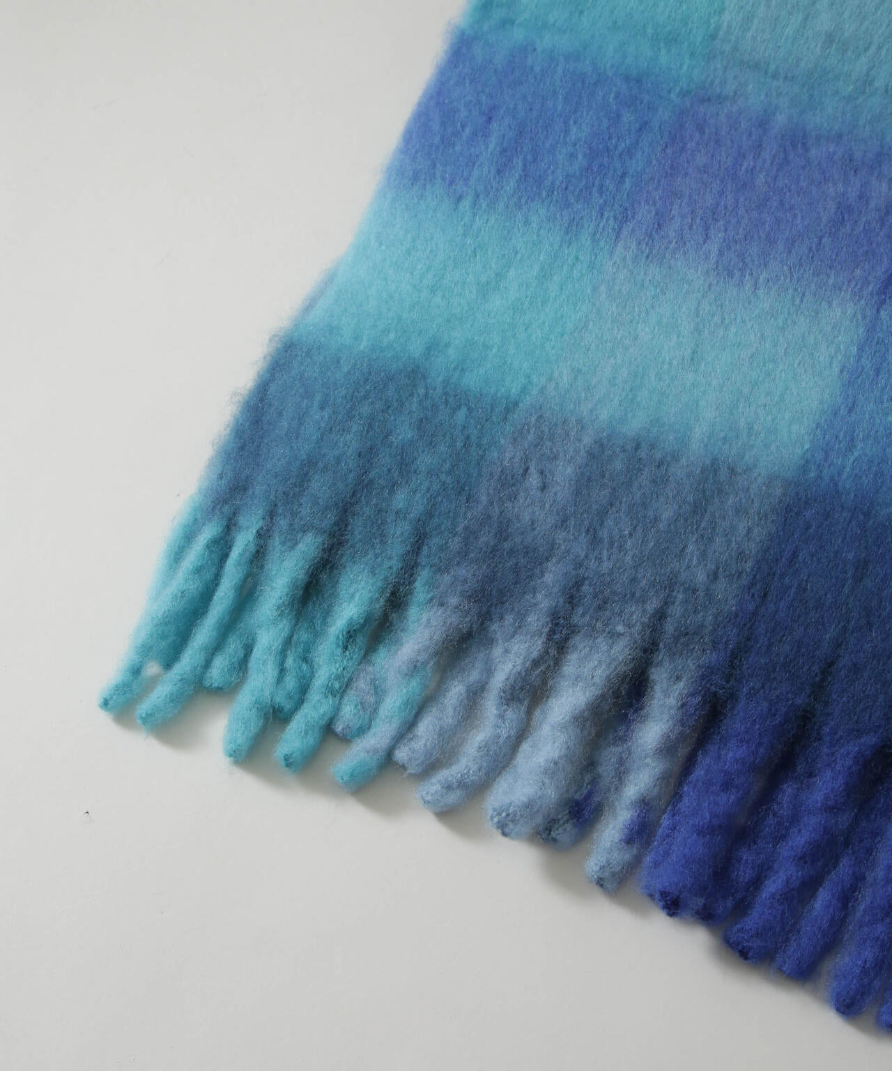 ボリュームフリンジマフラー / チェック 6725241203