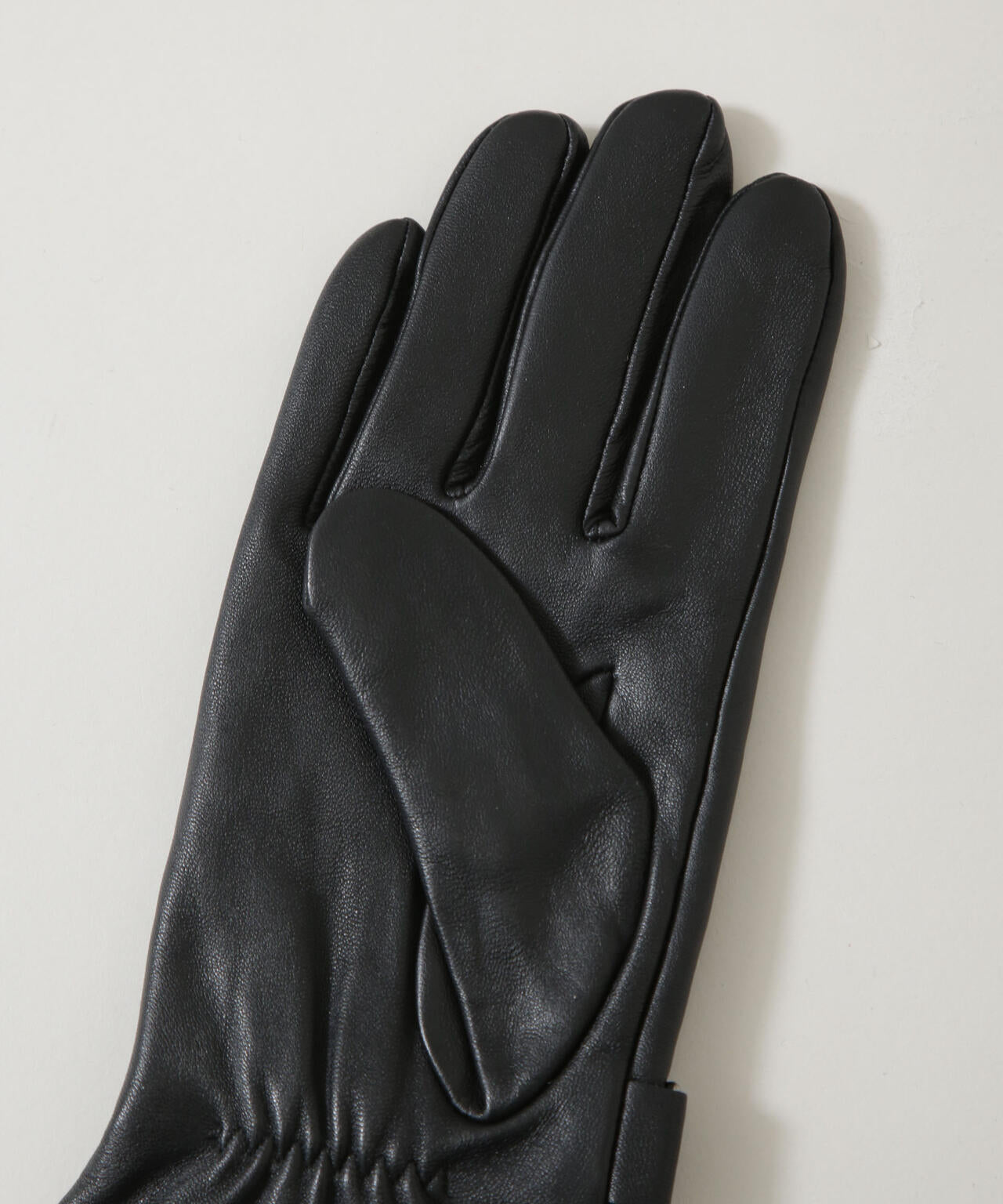 タッチパネル対応 ベルト付きラムレザーグローブ 6725249201