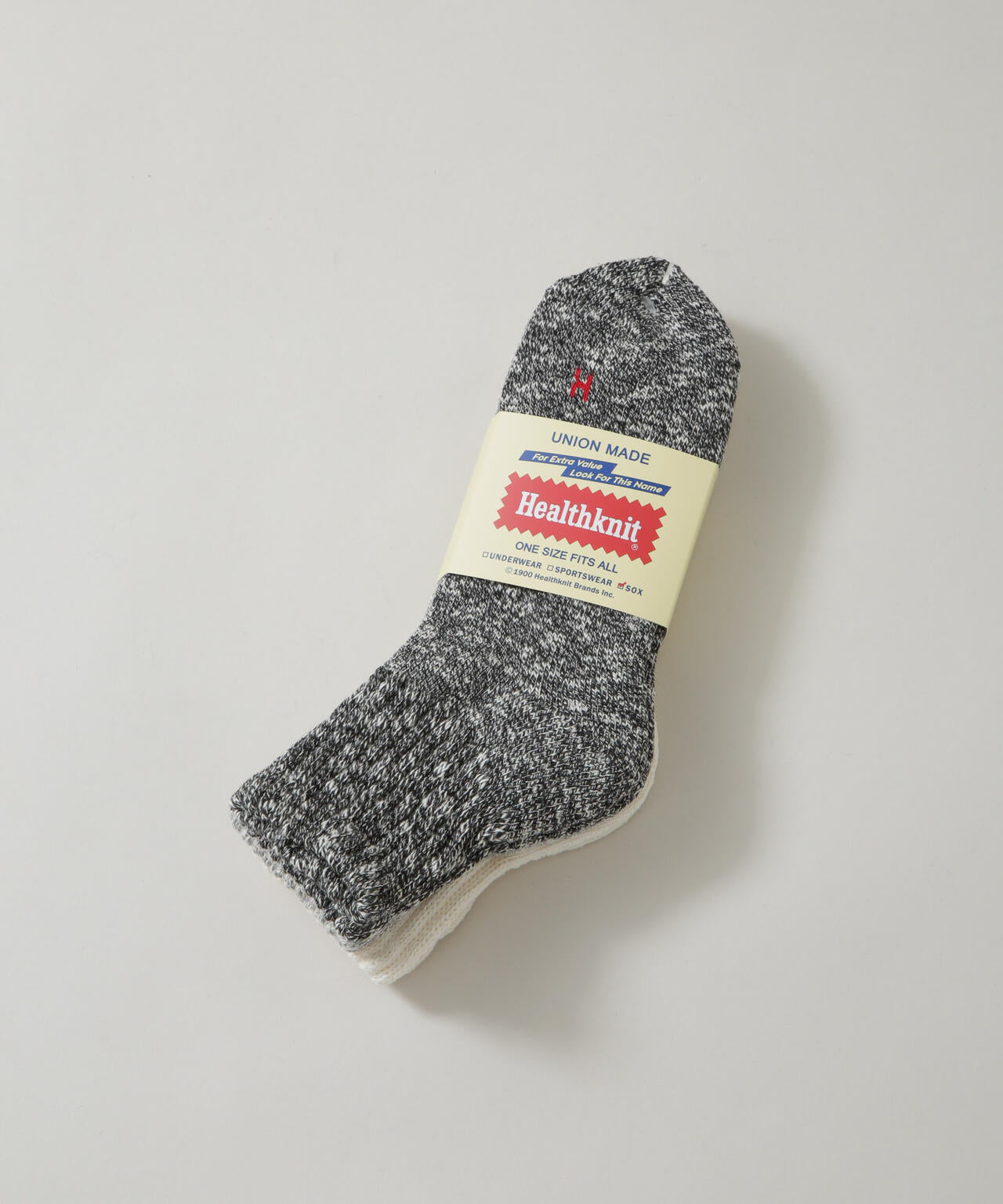 Healthknit/ベーシックスラブMIX ソックス 3足セット 6725251019