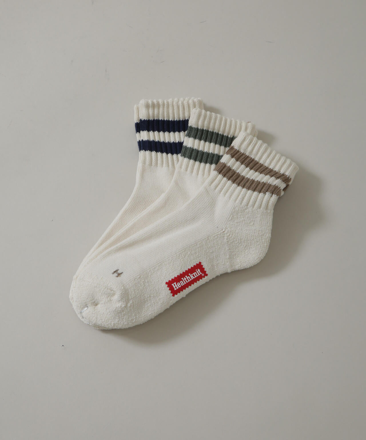 Healthknit/シンカー2本ライン ソックス 3足SET