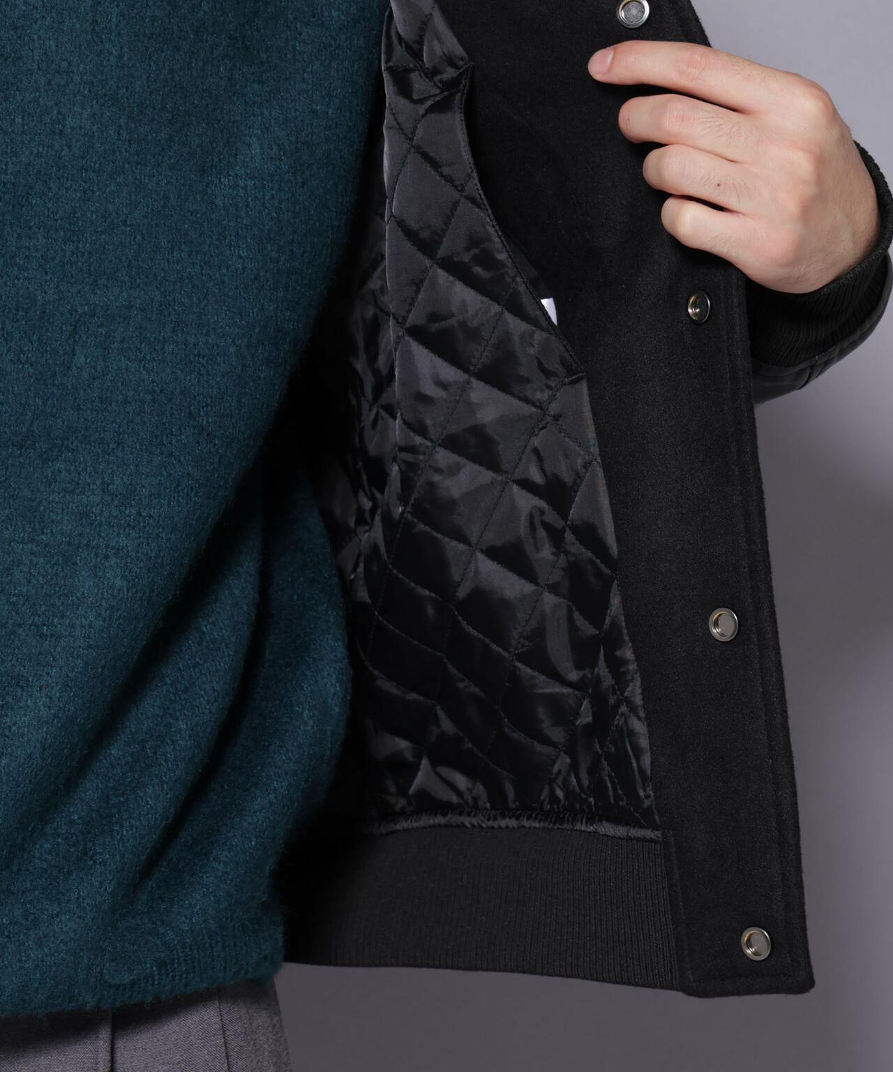 フェイクレザースタジャン 6726112202