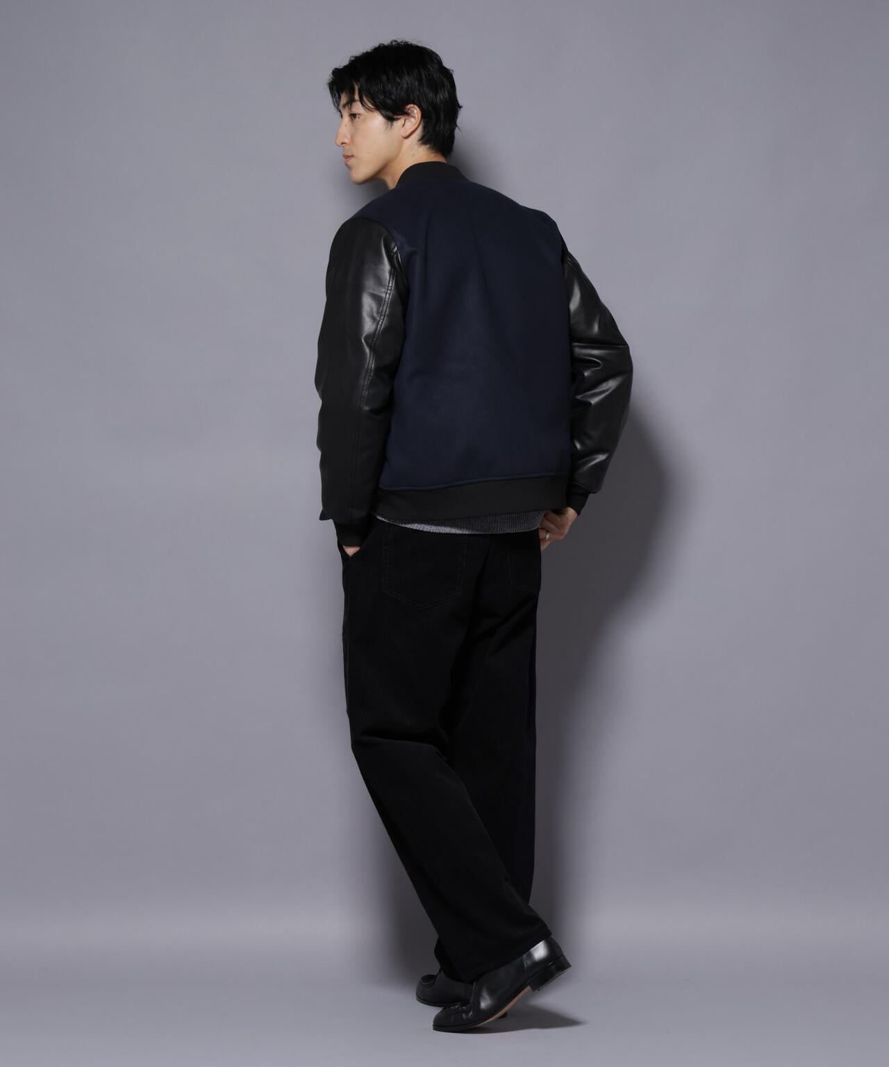 フェイクレザースタジャン 6726112202