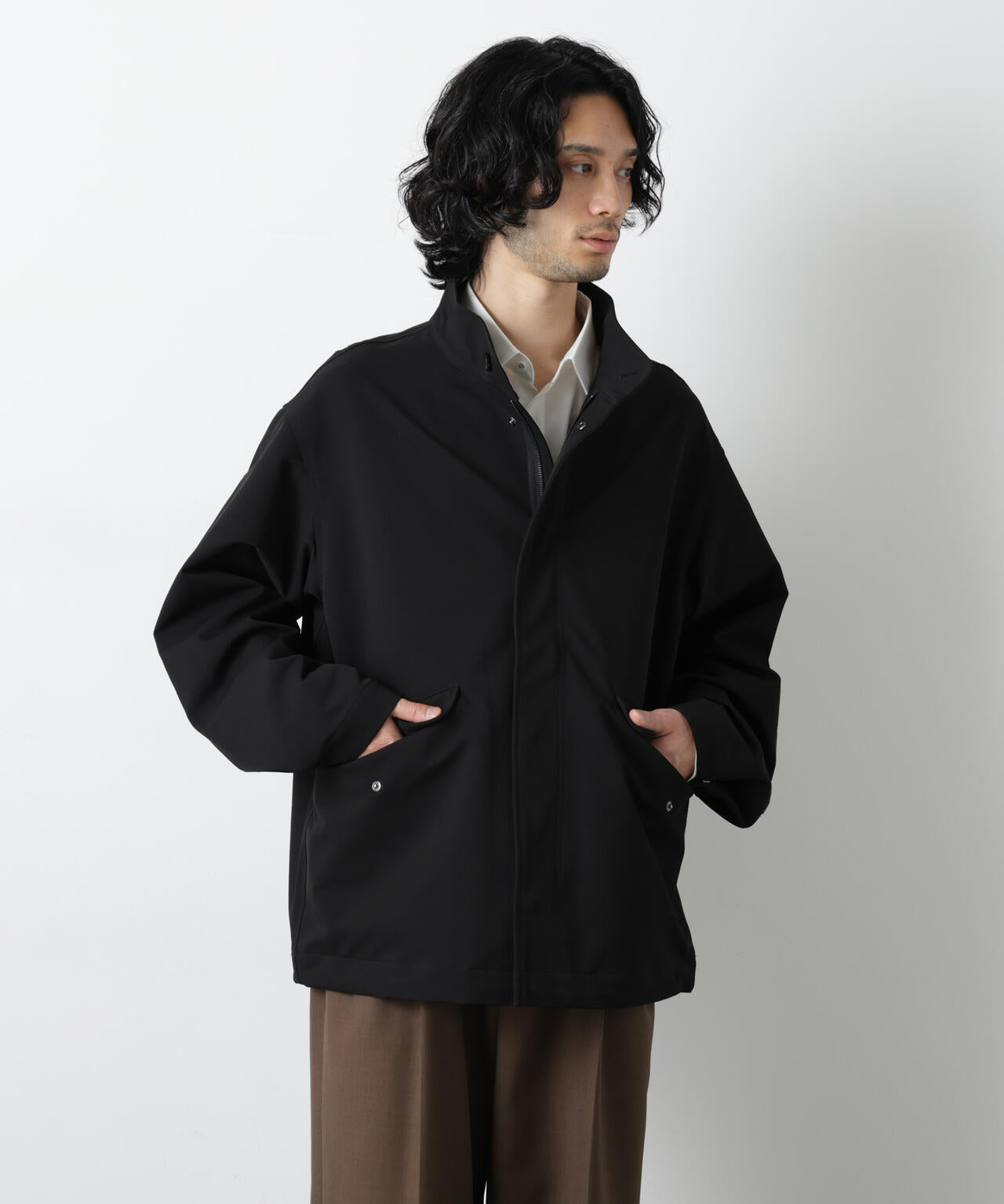 ドレープショートモッズブルゾン 6726112206